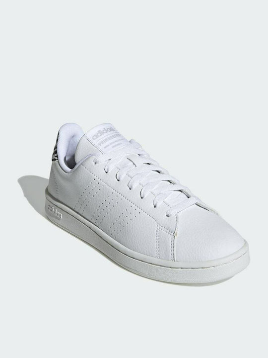 Adidas Advantage Wohnung Sneakers Cloud White / Crystal White