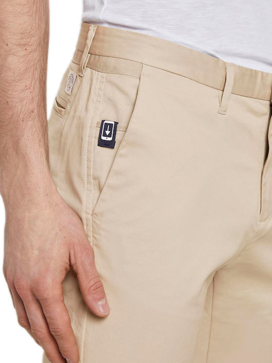 Hose Chino in Schlanker Passform Beige
