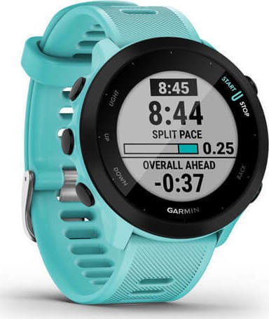 Garmin Forerunner 55 42mm Waterproof Smartwatch with Heart Rate Monitor (Aqua)