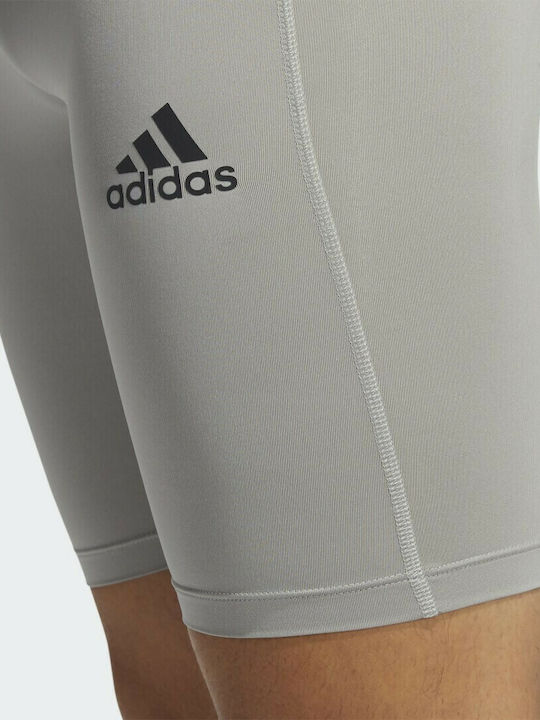 adidas Techfit Мъжки Спортни Клинове Компресия Кратък Сив