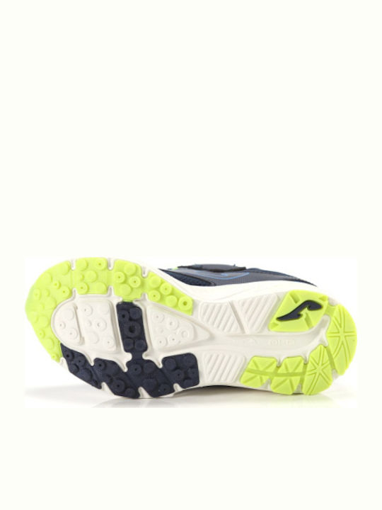 Fast Jr Kids Sports Shoes Running with Hoop & Loop Closure Navy Blue