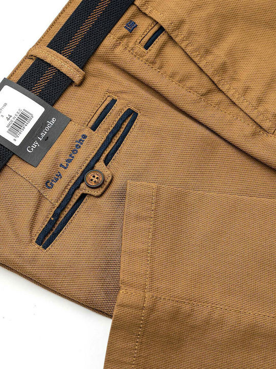 Trousers Chino in Loose Fit Brown