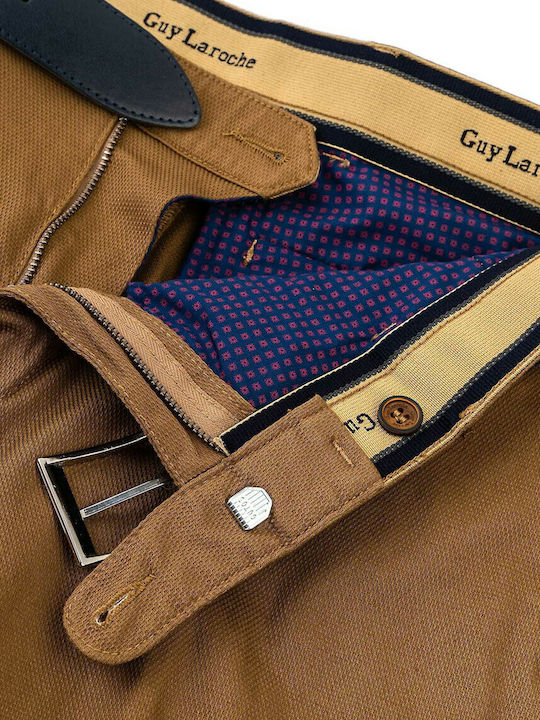 Trousers Chino in Loose Fit Brown
