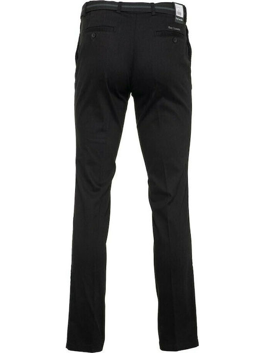 Trousers Chino Elastic in Regular Fit Black
