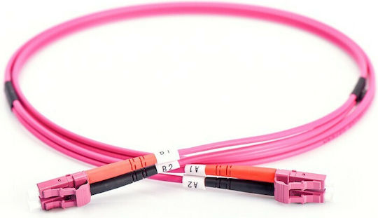 Digitus Cablu De Rețea Fibră Optică LC-LC 5m Roz