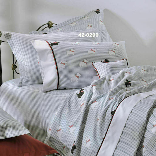 Down Town Home 767 Kissenbezug-Set Oxford 52x75cm.