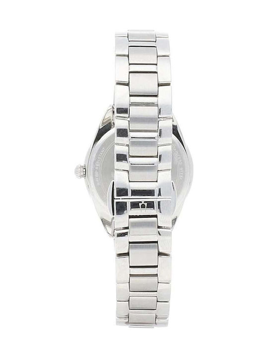 Bulova Sutton Γυναικείο Ρολόι 32mm Μπαταρίας με Ασημί Μεταλλικό Μπρασελέ