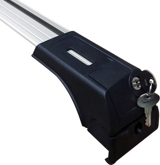 Omtec for Cars with Factory Bars (with Roof Rack Legs and Lock) Black