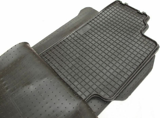Petex Satz Vorder- und Hintermatten Wannenartig 4Stück aus Gummi für Toyota Auris 1995-2012 Schwarz