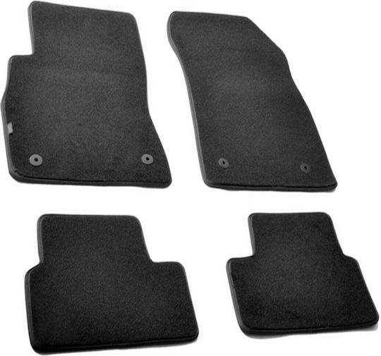Lampa Set of Front and Rear Mats 4pcs for Chevrolet Cruze 2009-2015 Black