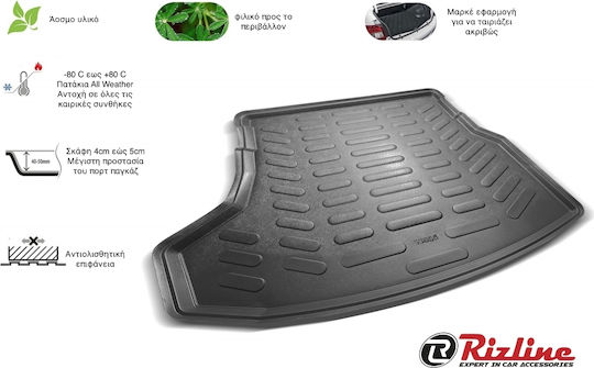 Rizline Trunk Mats 1pcs from Rubber for BMW X1 Black