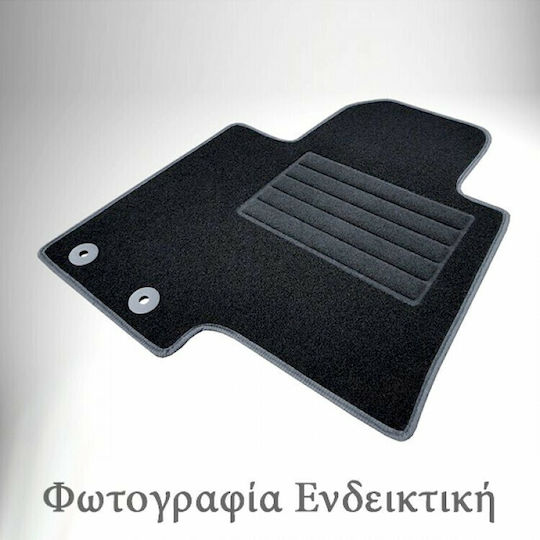 Cik Set of Front and Rear Mats 4pcs for Honda HR-V 2015 Black