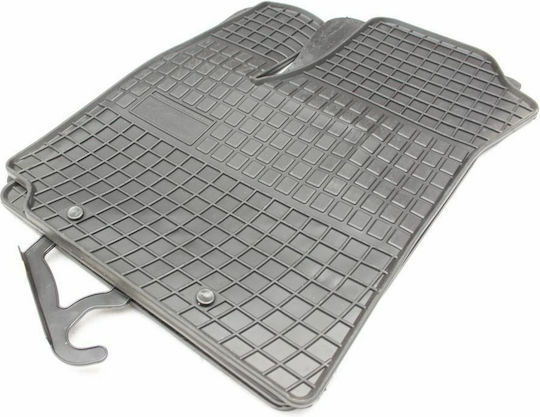 Frogum Set of Front and Rear Mats 4pcs for Fiat Doblo 2008 Black