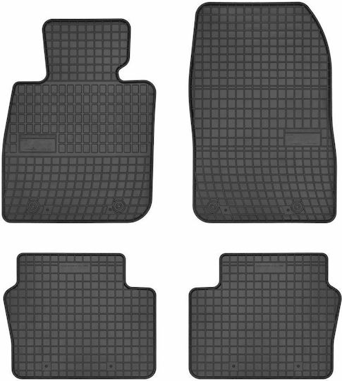 Frogum Set of Front and Rear Mats 4pcs for Mazda CX-3 2015 Black
