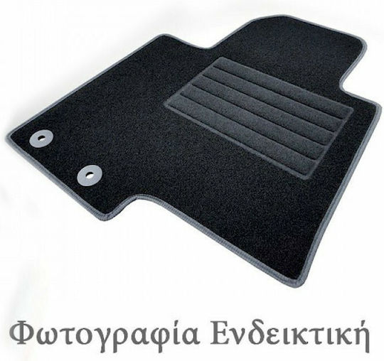 Cik Set of Front and Rear Mats 4pcs for Mercedes-Benz CLS Class 2018 Black