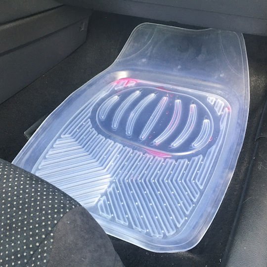 Auto Gs Covorașe Față Universal Tip Tavă 2buc din Furtun Transparente
