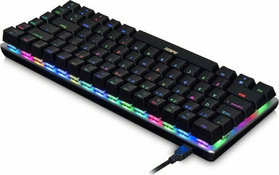 Ajazz AK33 Gaming Μηχανικό Πληκτρολόγιο 75% με Custom Blue διακόπτες και RGB φωτισμό (Αγγλικό US)