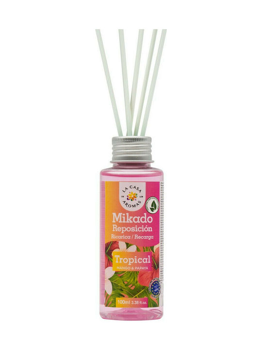 La Casa de los Aromas Diffuser with Fragrance Tropical Fruits 1pcs 100ml