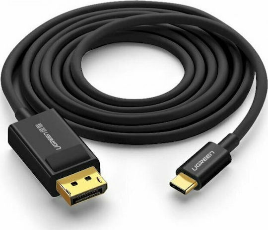 Ugreen Cablu USB 3.0 USB-C Masculin DisplayPort PD Negru 1.5m 50994