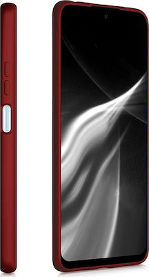 KWmobile Silicon Metallic Coperta din spate Silicon Metallic Dark Red (Redmi Note 10 Pro) 54552.36