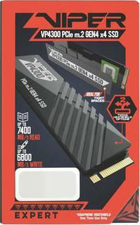 Patriot Viper VP4300 2TB M.2 SSD with PCI Express 4.0 Communication Protocol and Heatsink (Compatible with PlayStation 5)