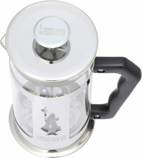 Bialetti Preziosa Cafetieră Cu Filtru Manual Din Oțel Inoxidabil Argintie 1lt