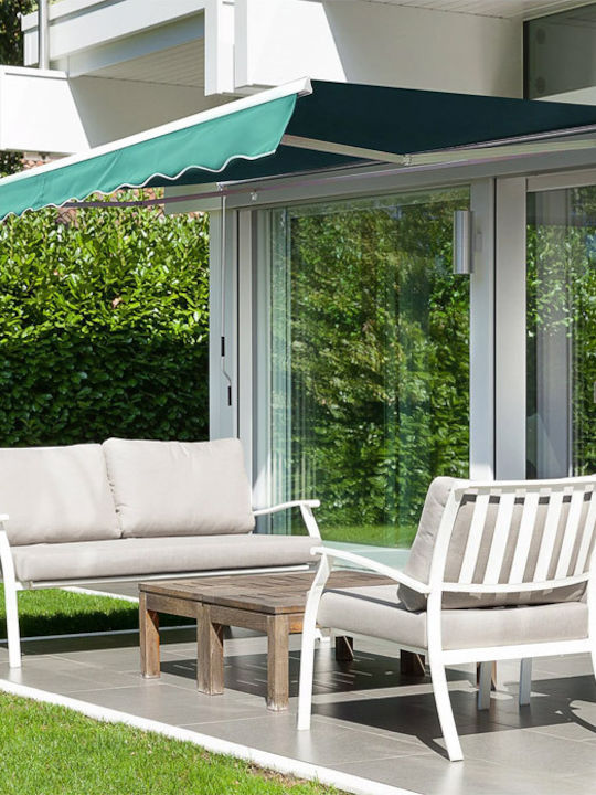Outsunny Τέντα Βεράντας Πράσινη 3x2.5m