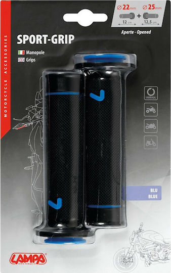 Lampa Motorcycle Handlebars Sport-grip Motorcycle Handlebar Sport-Grip 22/25mm in Black color