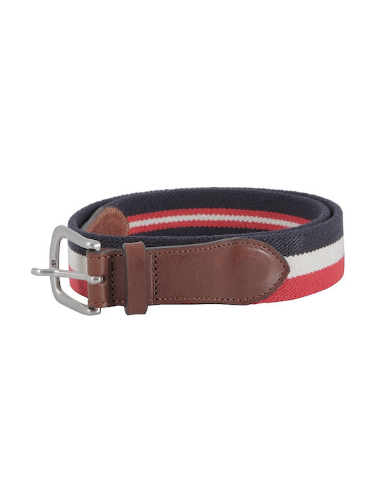 Gant Men's Fabric Webbing Belt Elastic Belt Multicolour