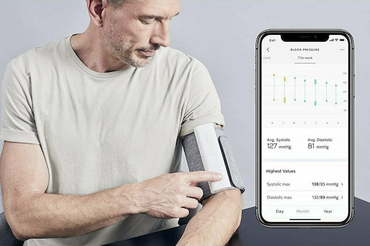 Withings BPM Connect Electronical Blood Pressure Monitor Arm with Bluetooth ICIWBPMC