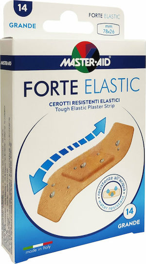 Master Aid Forte Elastic Plasters 78x26mm 14pcs