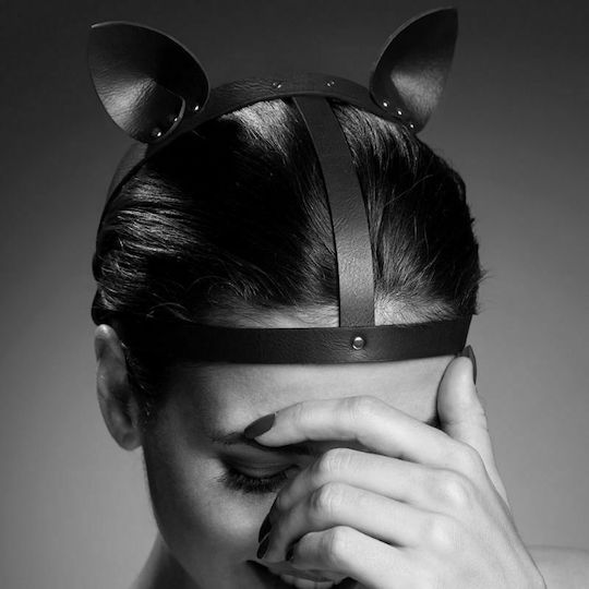 Bijoux Indiscrets Maze Cat Ears Headpiece Sexy Στέκα Μαύρη