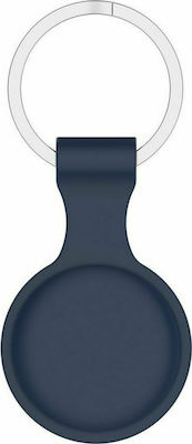 Tech-Protect Icon Keychain Case for AirTag Silicone Navy Blue