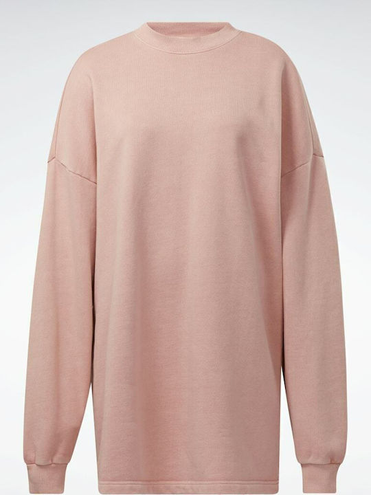 Classics Natural Dye Mini Αθλητικό Φόρεμα Μακρυμάνικο Frost Berry