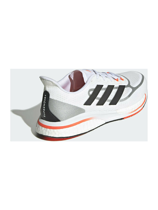 Supernova+ Sport Shoes Running Cloud White / Core Black / Solar Red