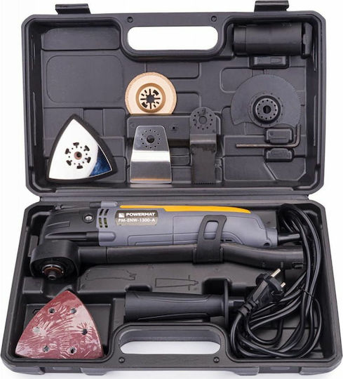 Powermat PM-ENW-1300-A Τριβείο Δέλτα 1300W με Ρύθμιση Ταχύτητας και με Σύστημα Αναρρόφησης