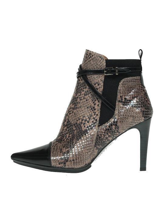 Leather Women's Ankle Boots Black