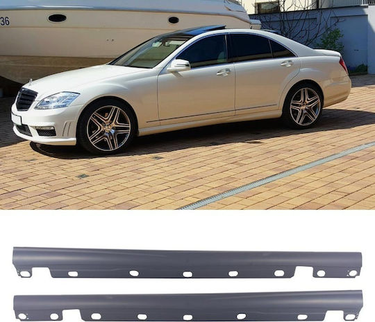 Carner Türschweller Auto Seitwärts Kompatibel mit Mercedes-Benz E-Commerce-Website W221 2006-2013 Amg S65 Look Lang