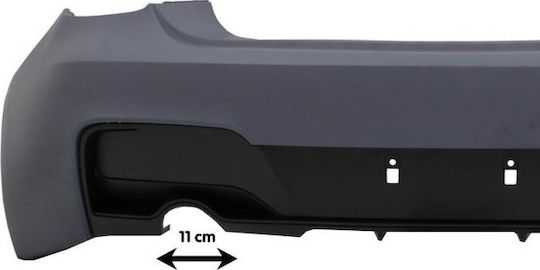 Carner Stoßstange Auto Rückseite Kompatibel mit BMW Serie 1 F20 2011-2015 M-Performance