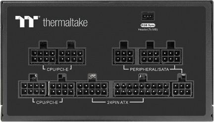 Thermaltake ToughPower GF2 ARGB 650W Μαύρο Τροφοδοτικό Υπολογιστή Full Modular 80 Plus Gold