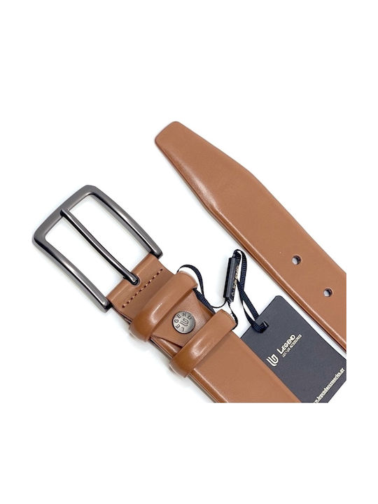 Legend Accessories LGD-2007 Ανδρική Ζώνη Δερμάτινη Ταμπά