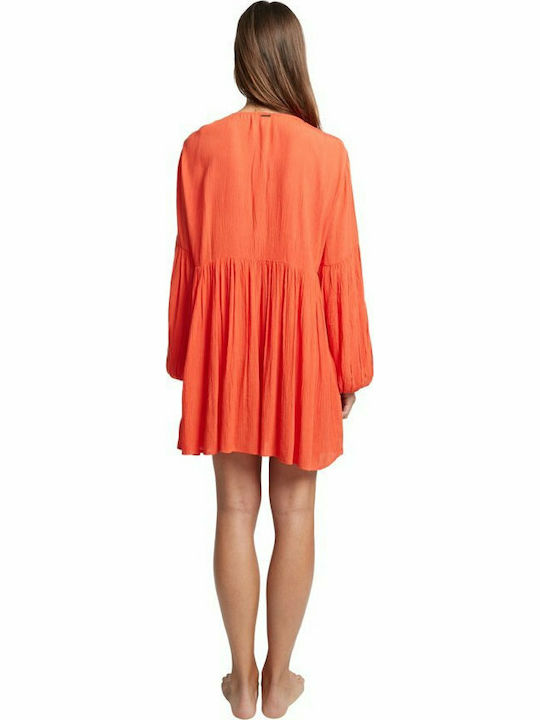 Billabong Women's Mini Dress Beachwear Orange