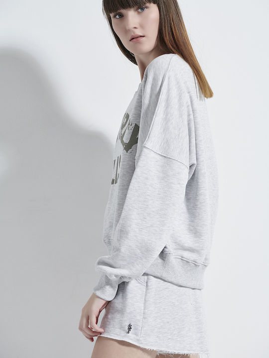 SugarFree Women's Long Sweatshirt Gray