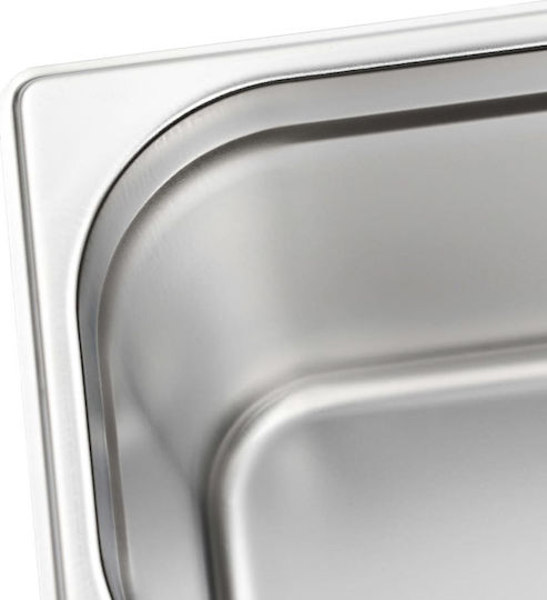 vidaXL Σκεύος Gastronorm Ανοξείδωτο GN1/3 με Βάθος 200mm 4 τμχ