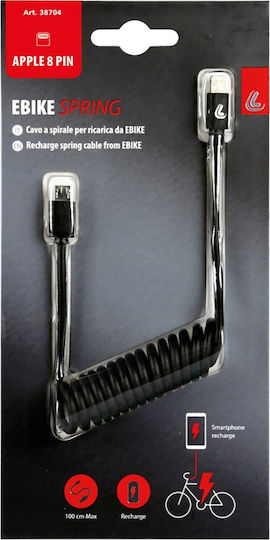Lampa Spiral USB 2.0 to micro USB Cable Μαύρο 1m L3870.4 1τμχ