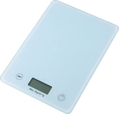 Naxius Kitchen Scale Ψηφιακή Ζυγαριά Κουζίνας έως 5kg White