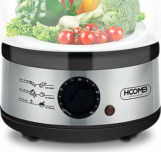 Hoomei ΗΜ-5932 HM-5932 Dampfgarer mit 3 Kochstufen 7.5Es
