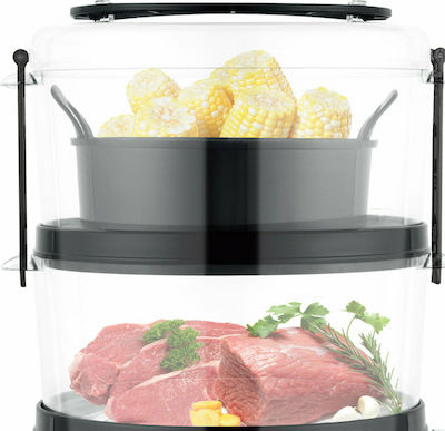 Hoomei ΗΜ-5932 Food Steamer with 3 Steaming Decks 7.5lt