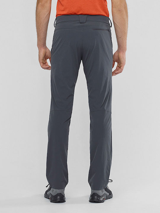Salomon Wayfarer Straight Men's Hiking Long Trousers Gray
