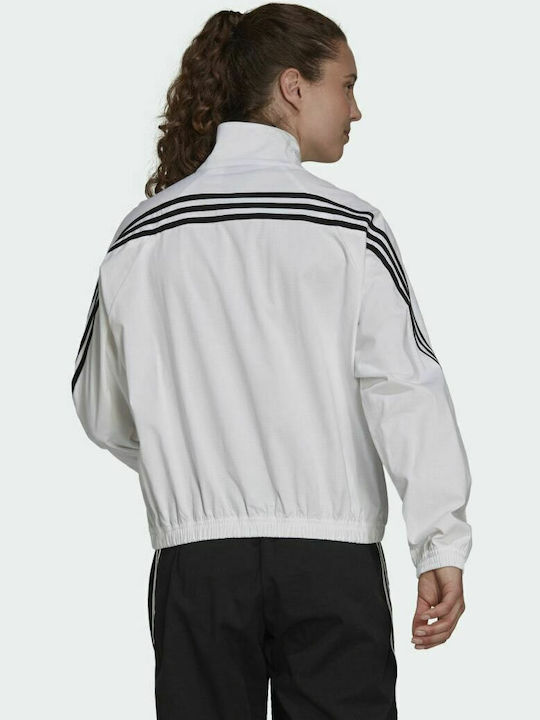 Adidas Sportswear Future Icons Γυναικείο Αθλητικό Μπουφάν Λευκό